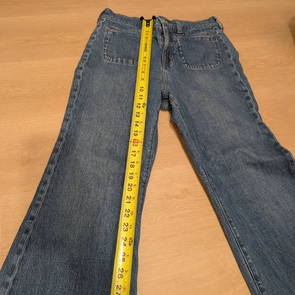 26 J. Crew '96 Flare Patch Pocket Vintage 70's style Flare 78140 Jean cf217